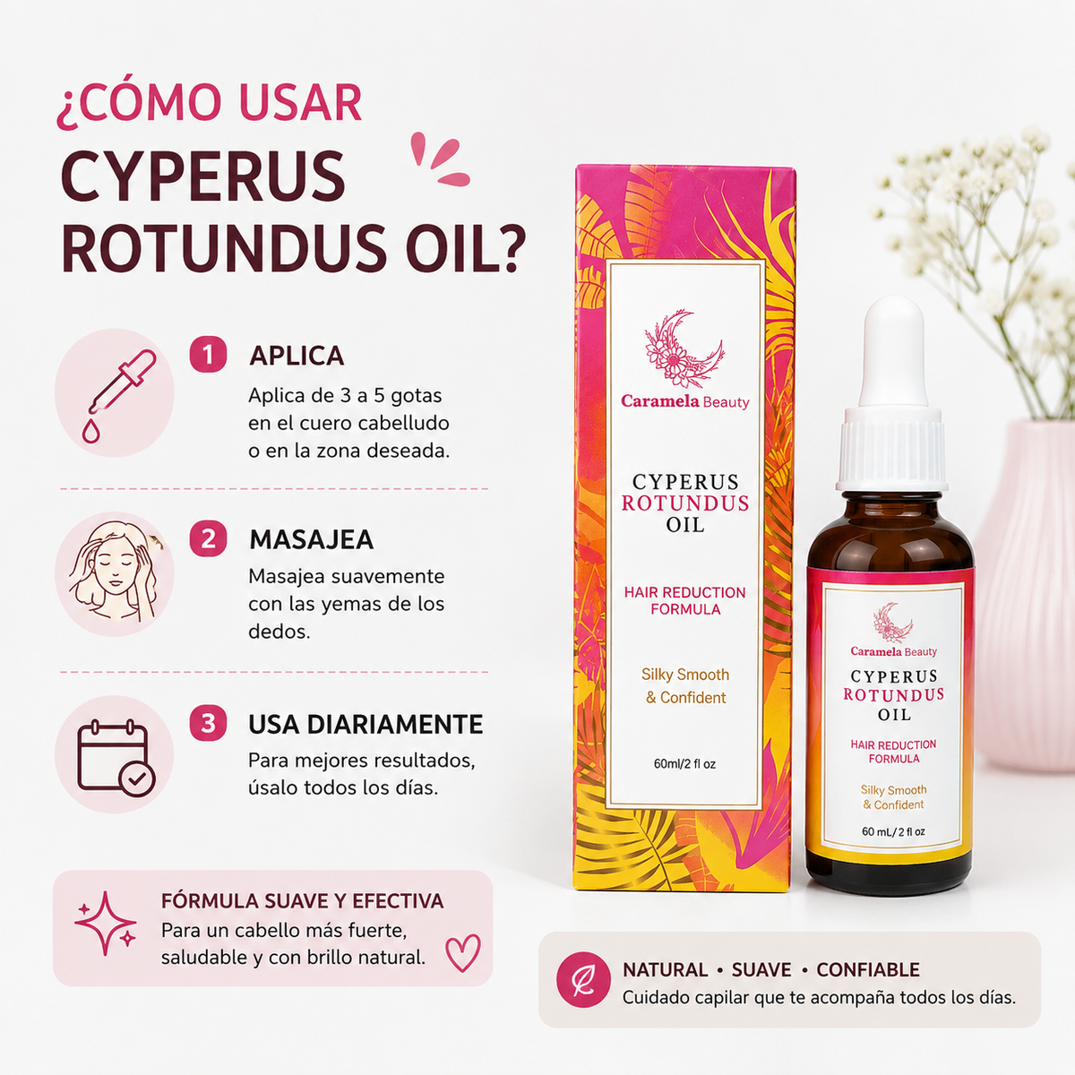 Aceite Anti-Vello Cyperus Rotundus