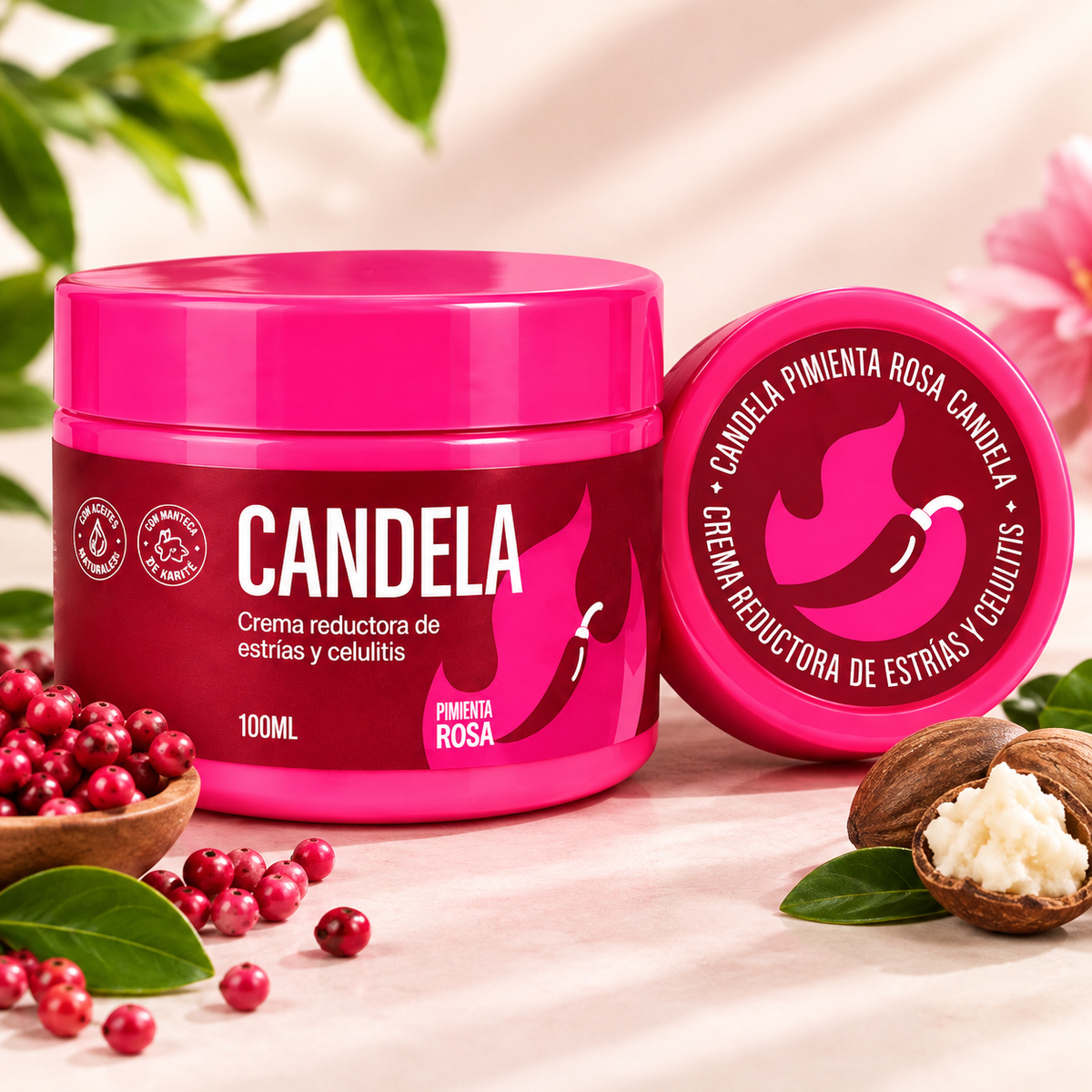 CANDELA PIMIENTA ROSA – Piel Firme & Suave